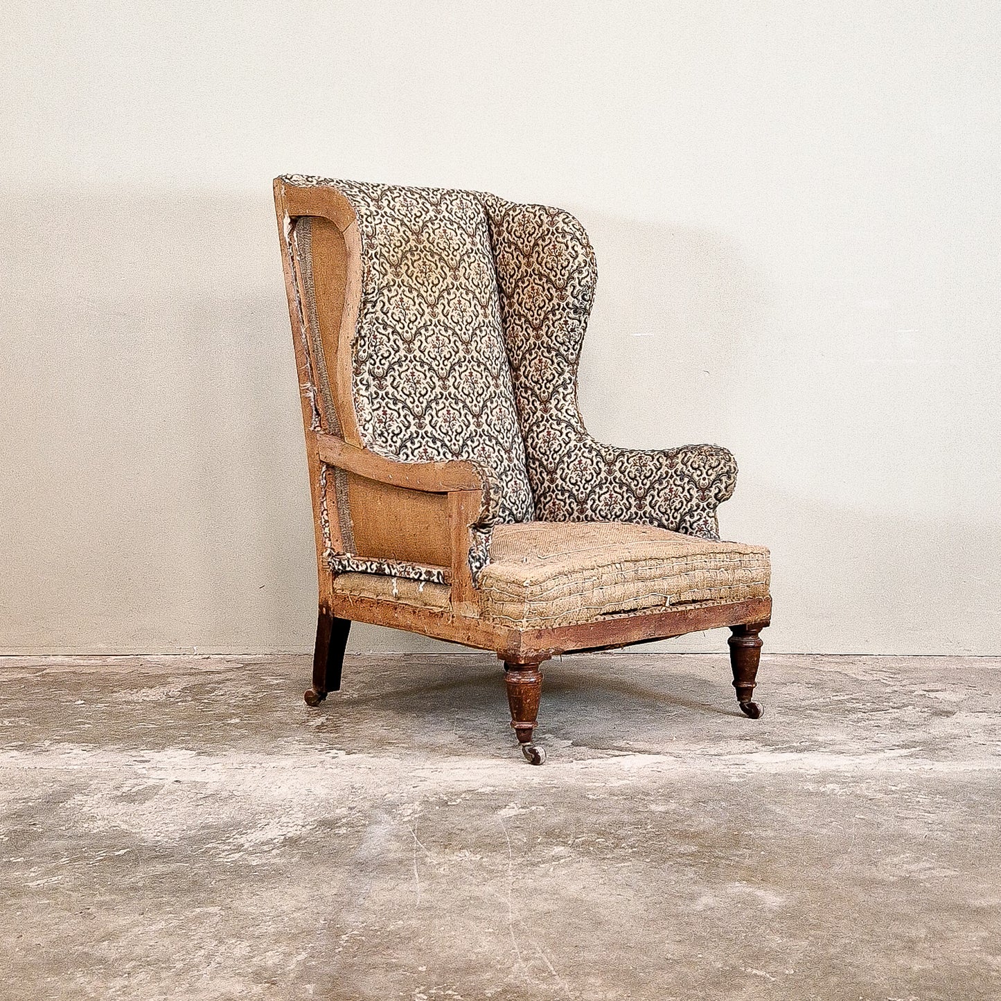 C013a Late 19th Century Wing Chair