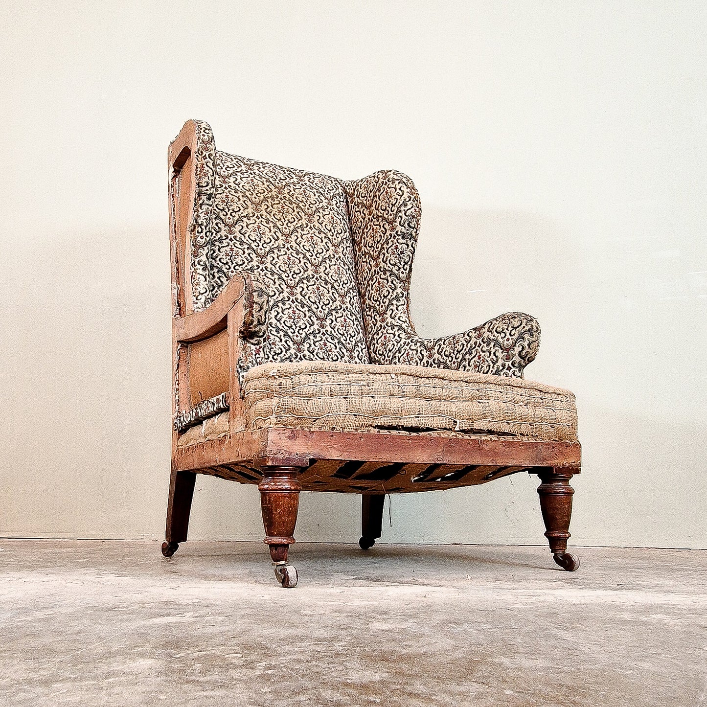 C013a Late 19th Century Wing Chair