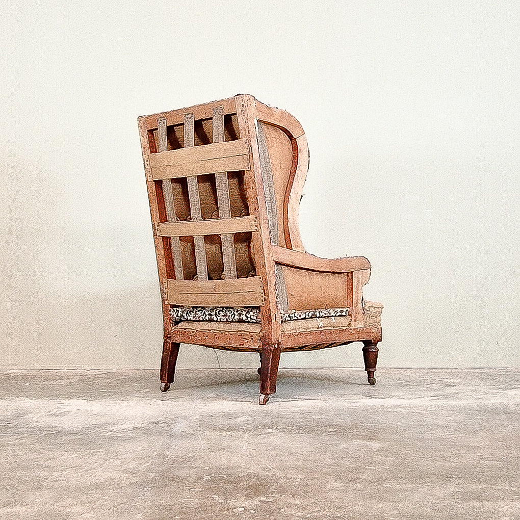 C013a Late 19th Century Wing Chair