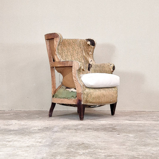 C012a An Edwardian Winged Armchair