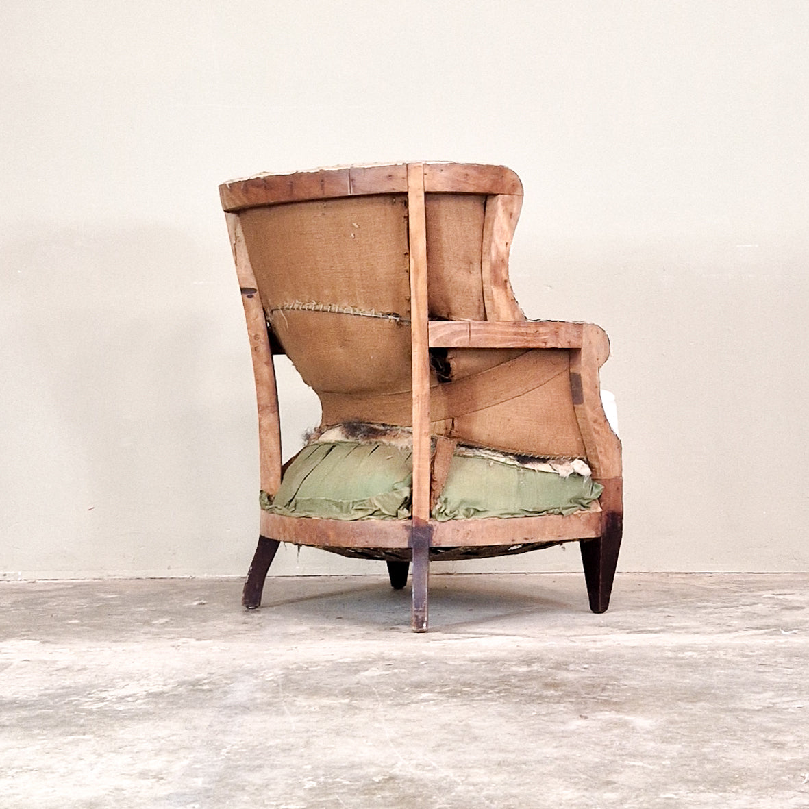 C012a An Edwardian Winged Armchair