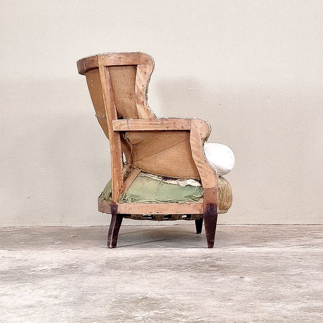 C012a An Edwardian Winged Armchair