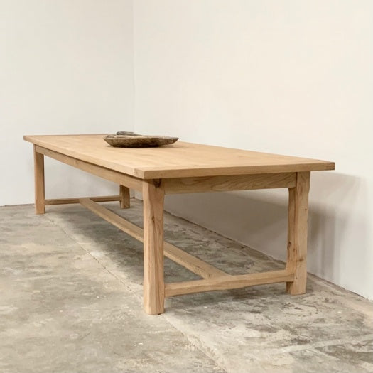 Massive French Refectory Table 3.43m