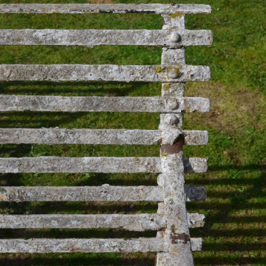 Pair of 19th Century Wrought Iron Garden Benches