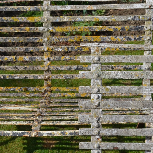 Pair of 19th Century Wrought Iron Garden Benches