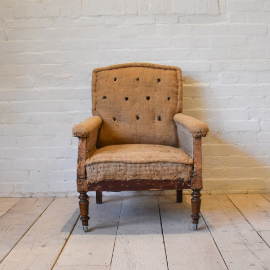 Petite French Flat Arm armchair