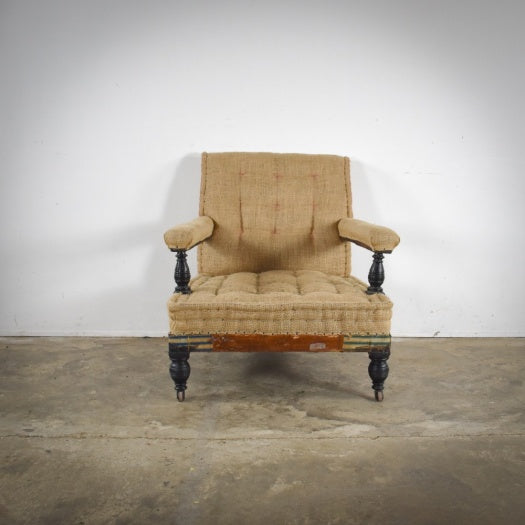 Generous Open Arm Library Chair