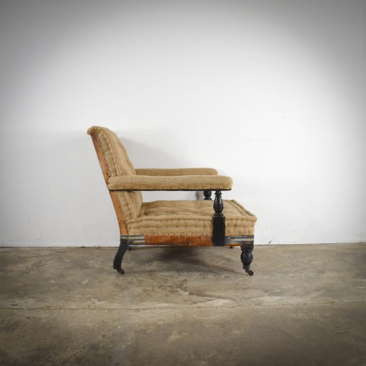 Generous Open Arm Library Chair