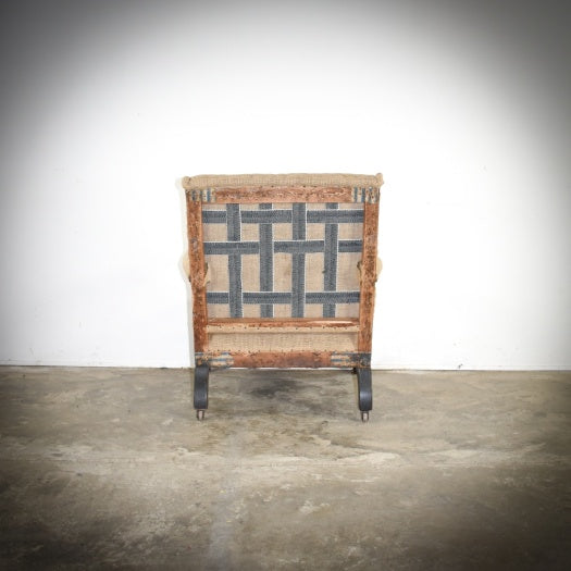 Generous Open Arm Library Chair