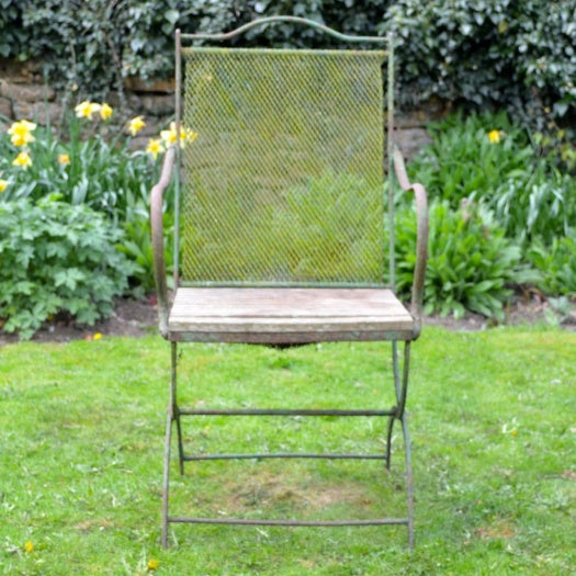 French Painted Garden Chair