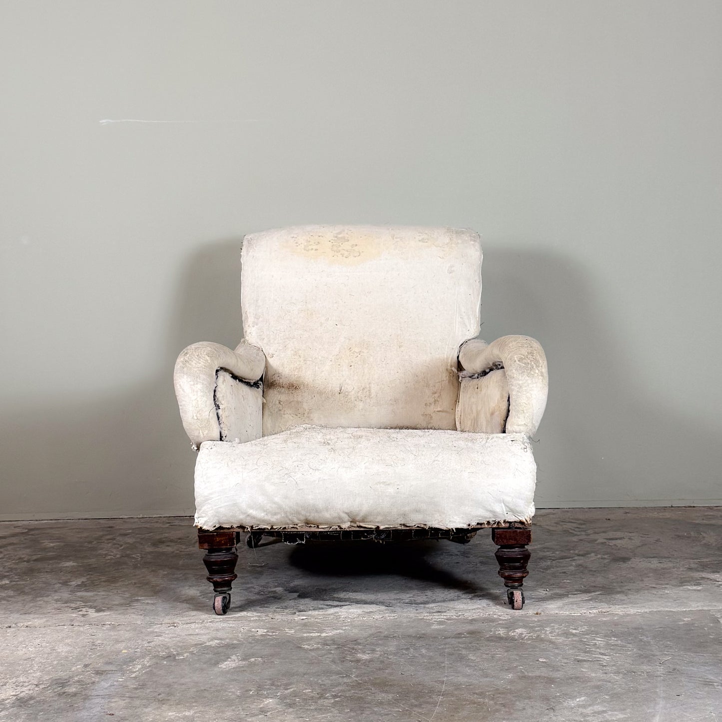 C1155 19th Century 'P' Arm Armchair