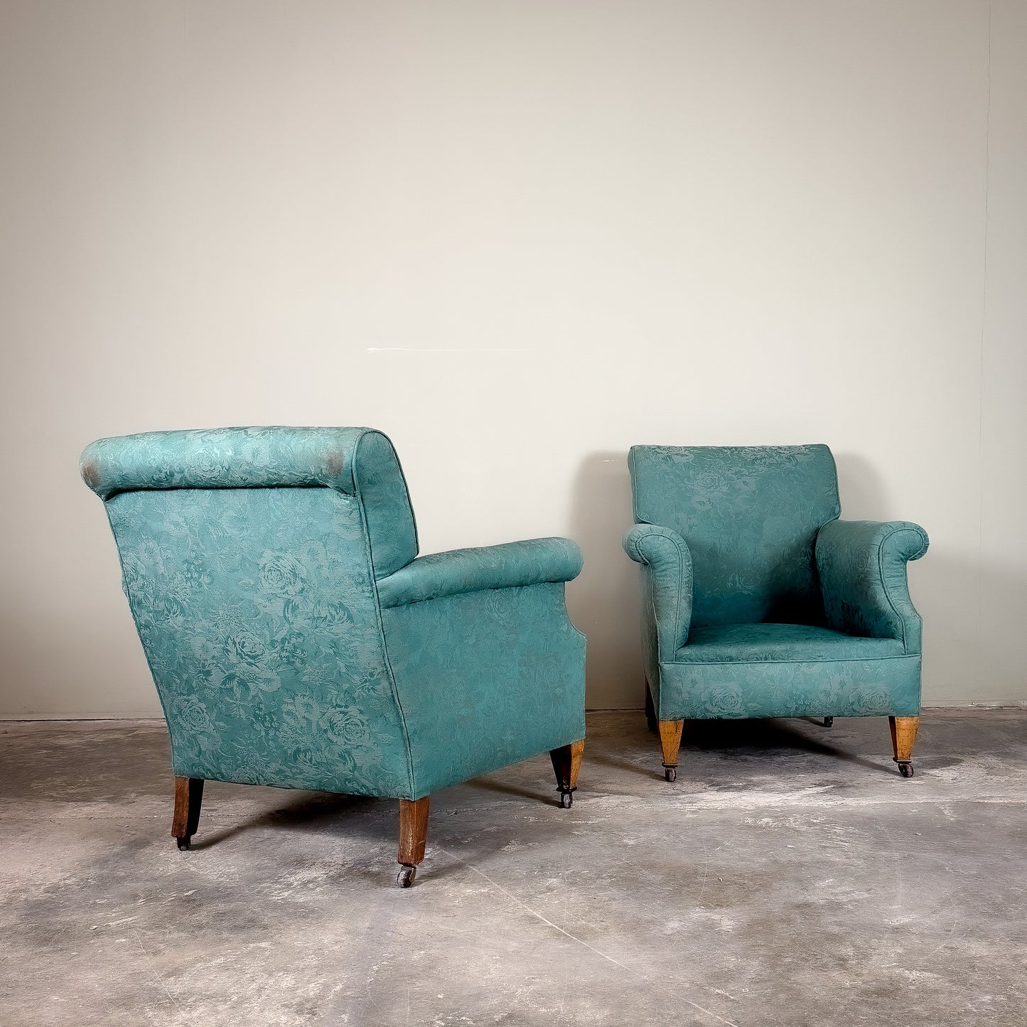 C1175 Pair of Edwardian Armchairs