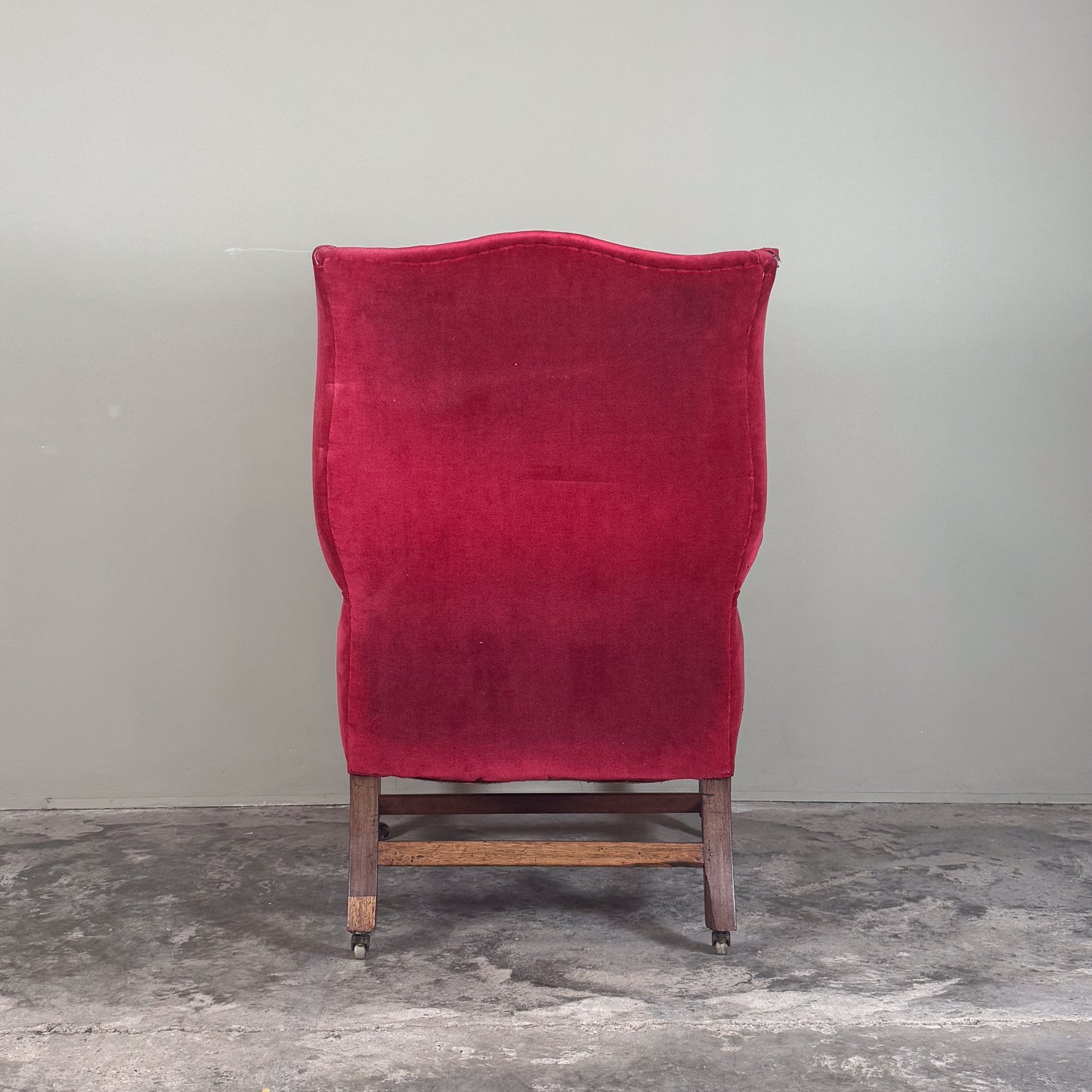 C1153 19th Century English Wing Chair