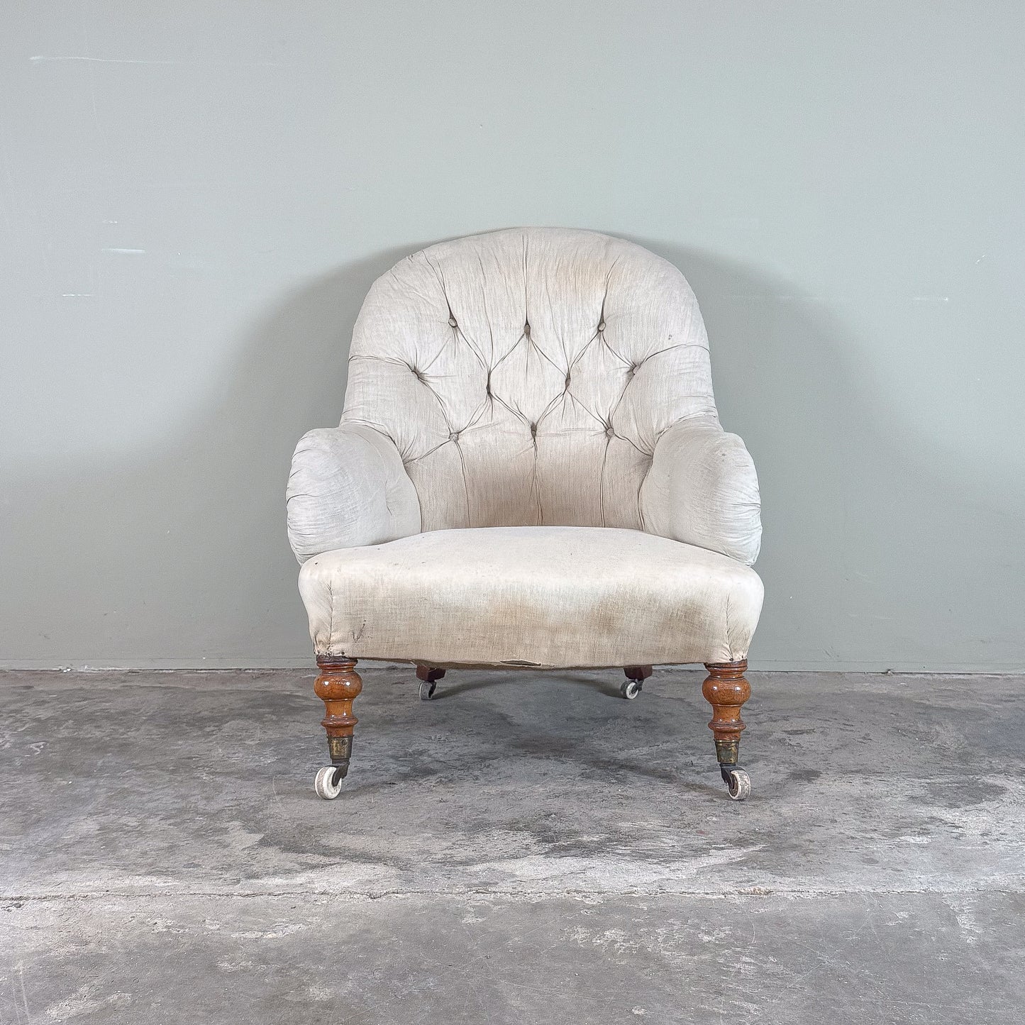C1250 19th Century Howard and Son Style Armchair