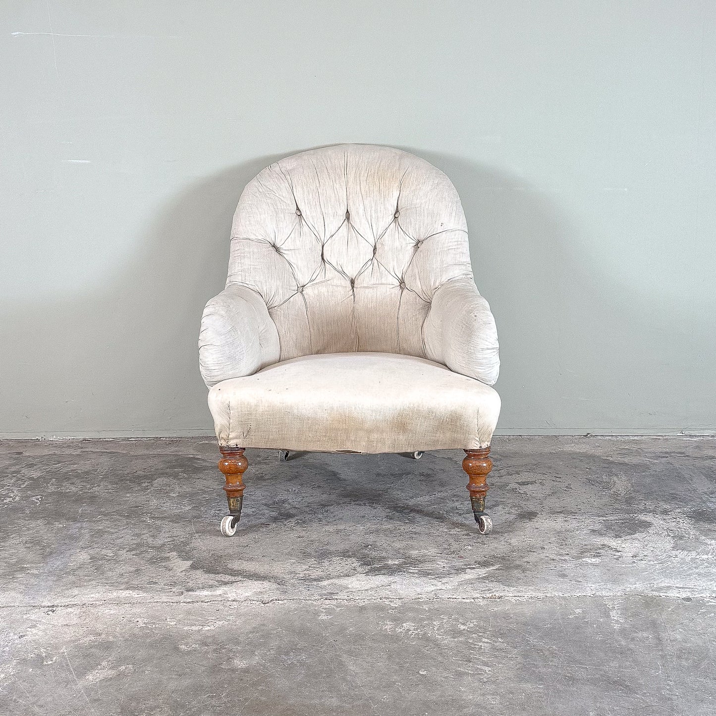 C1250 19th Century Howard and Son Style Armchair