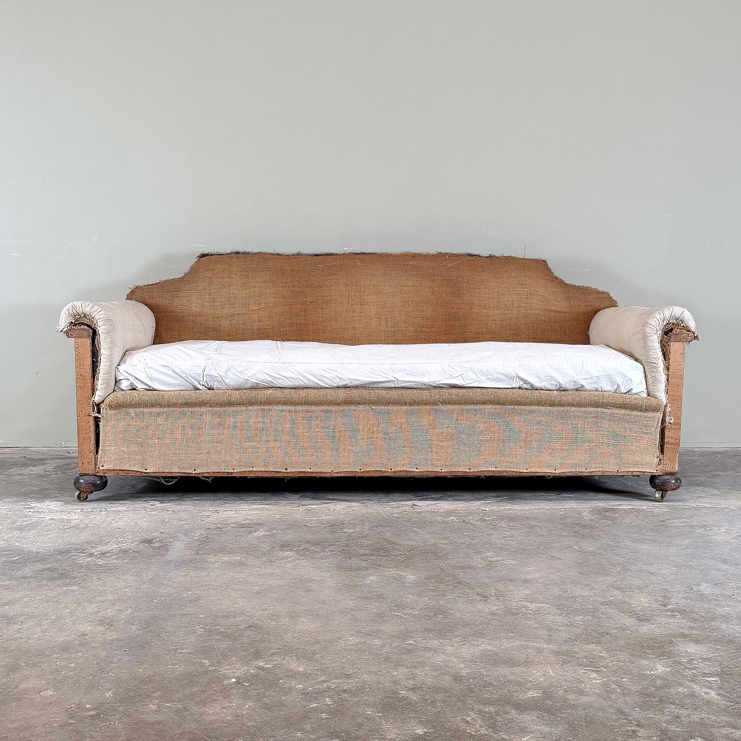 C1258 1930s Deep Seated Country House Sofa