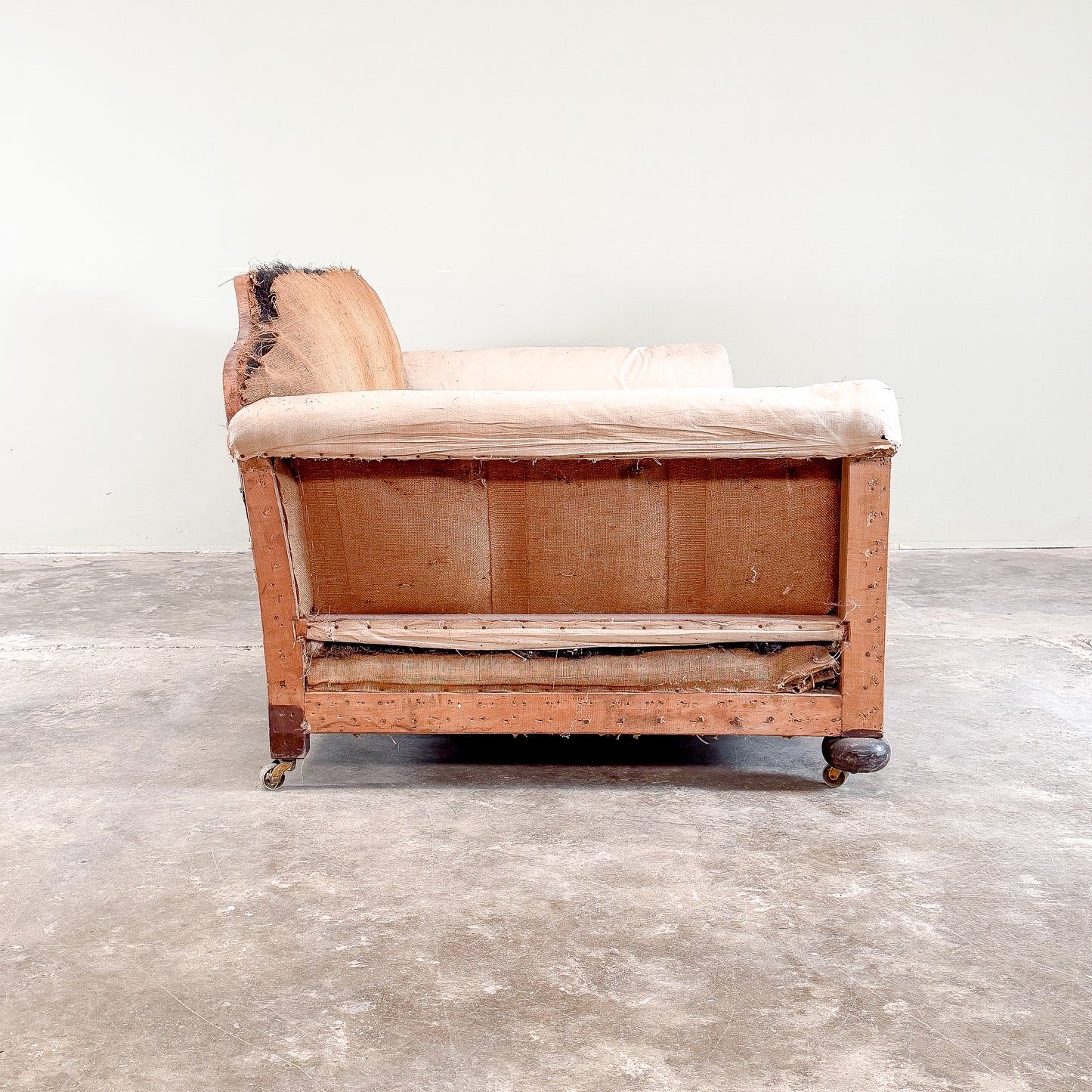 C1258 1930s Deep Seated Country House Sofa
