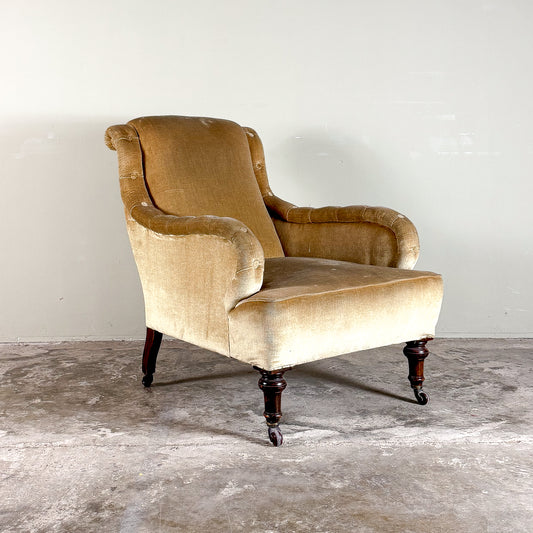 C1264 19th Century 'P' Arm Armchair