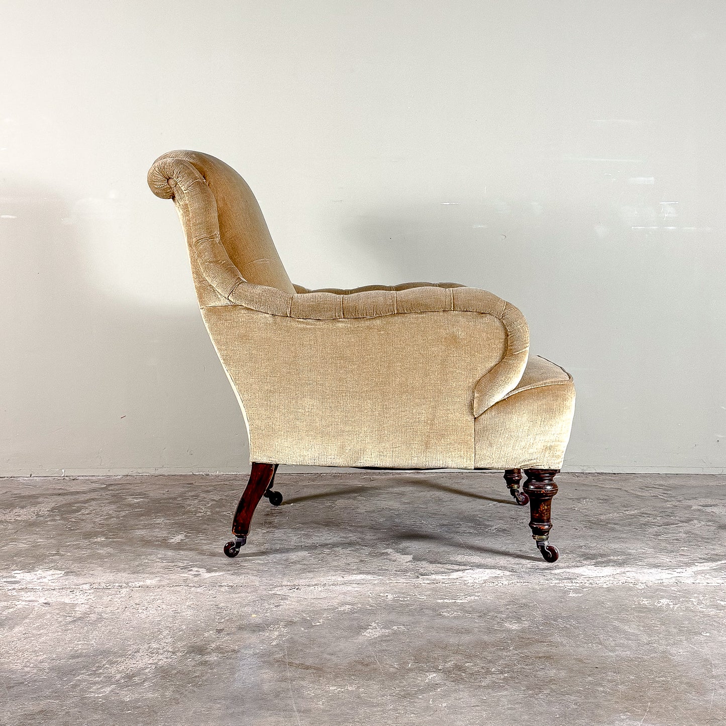 C1264 19th Century 'P' Arm Armchair