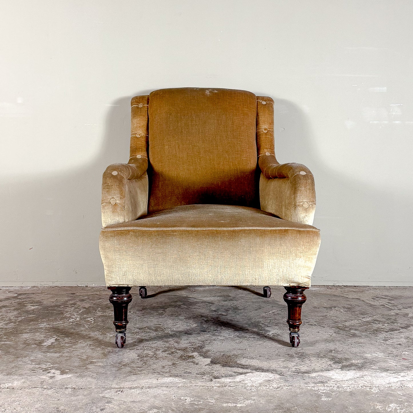 C1264 19th Century 'P' Arm Armchair