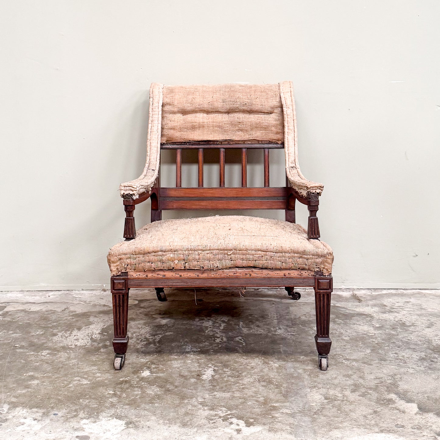 C2001 Petite Open Arm Library Chair