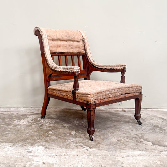 C2001 Petite Open Arm Library Chair