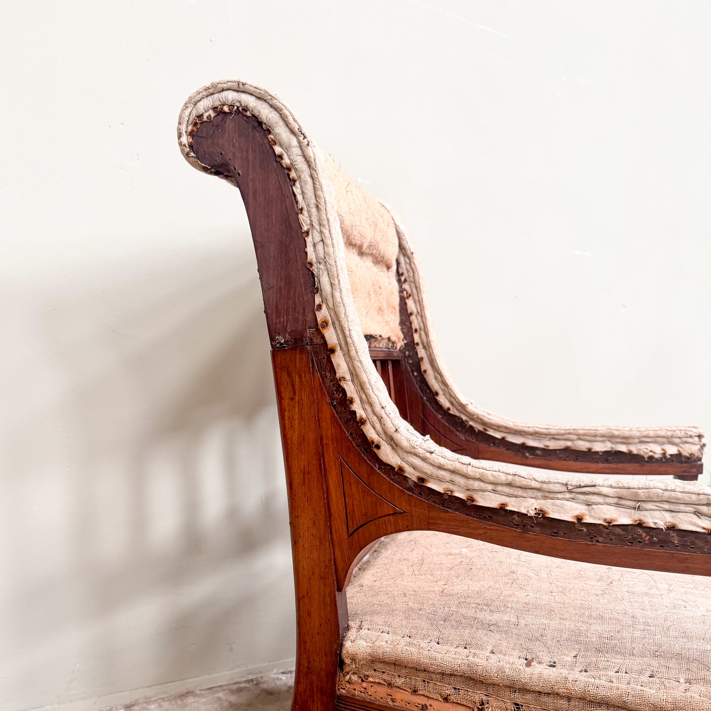 C2001 Petite Open Arm Library Chair