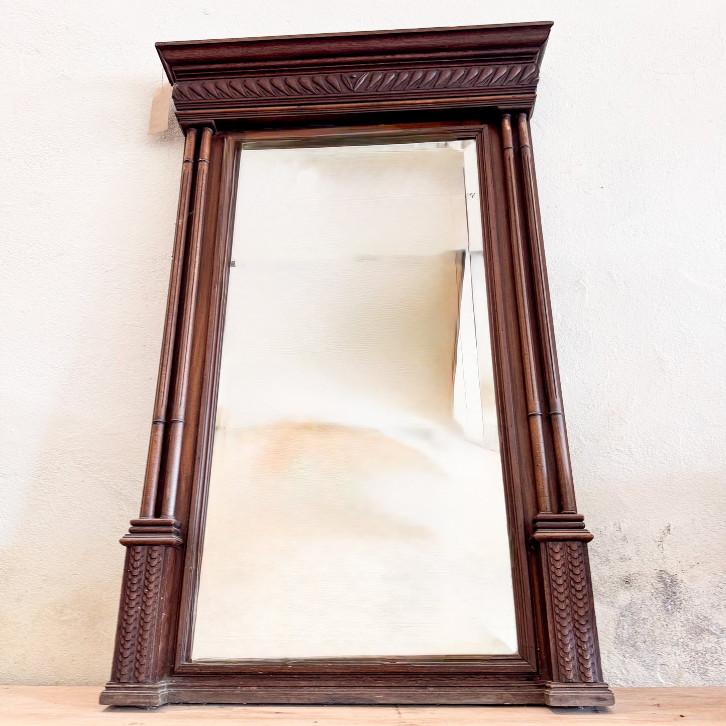 3101 Walnut Mantle Mirror