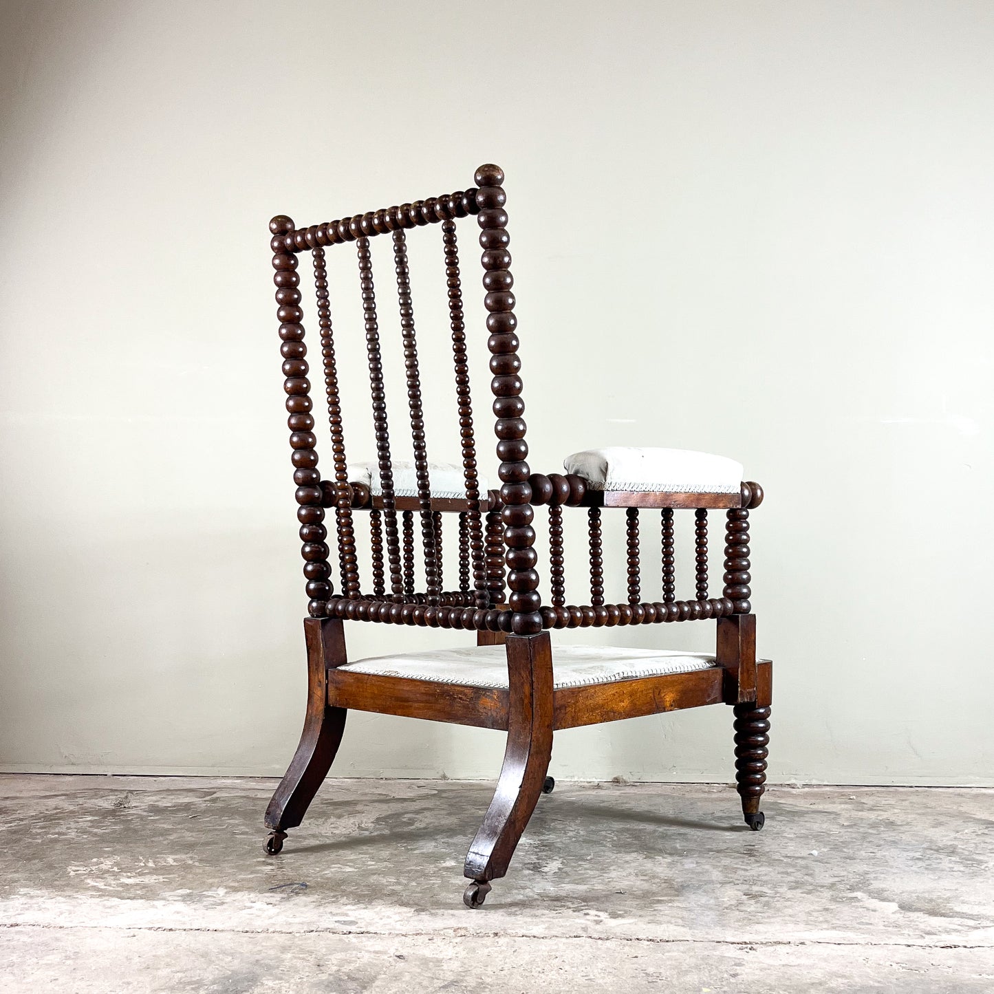 C1156 19th Century English Bobbin Chair - ON RESERVE