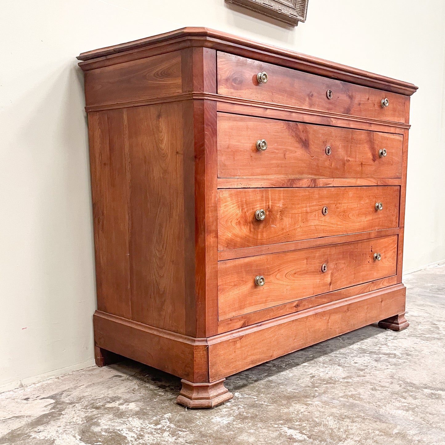 1082 19th Century French Cherrywood Commode