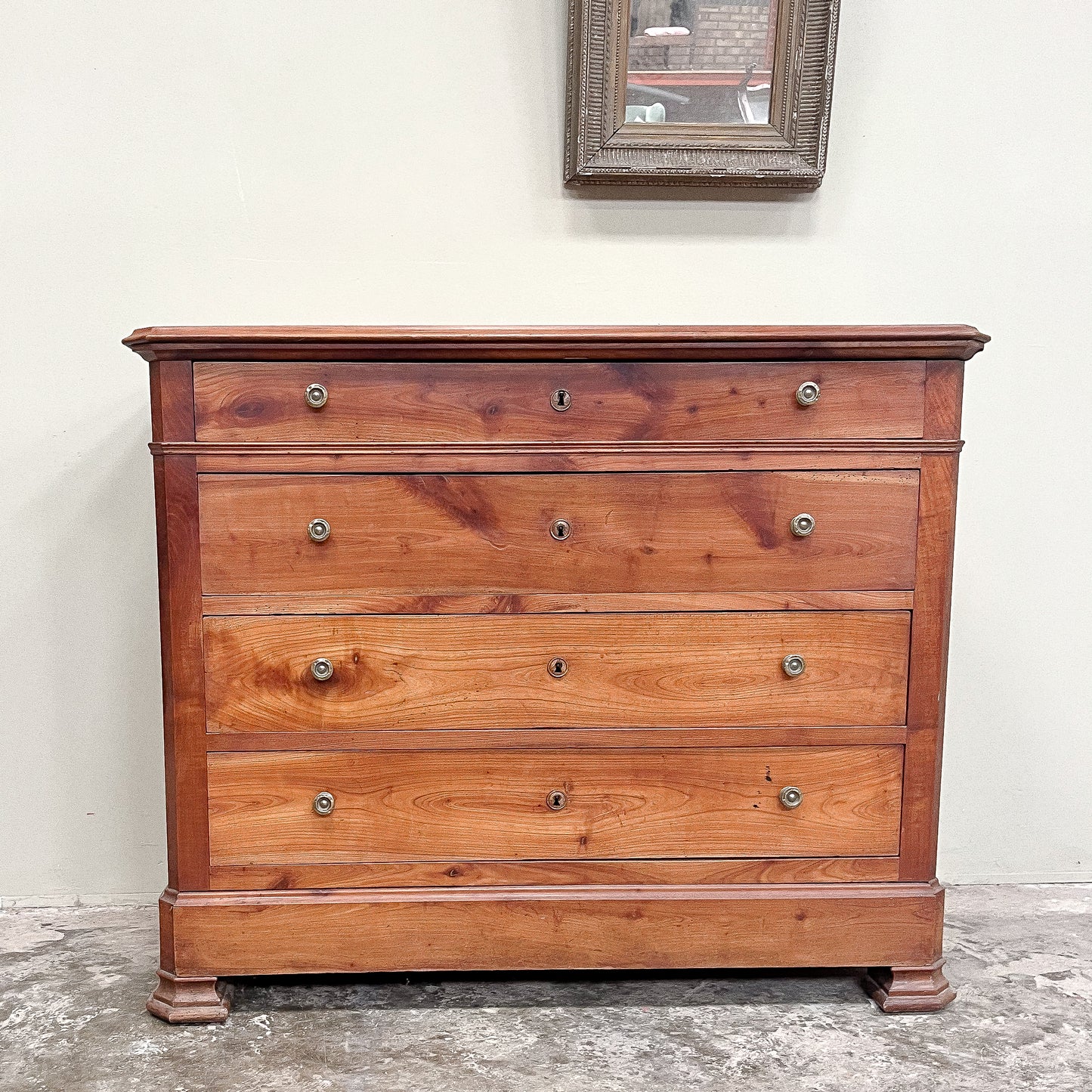 1082 19th Century French Cherrywood Commode