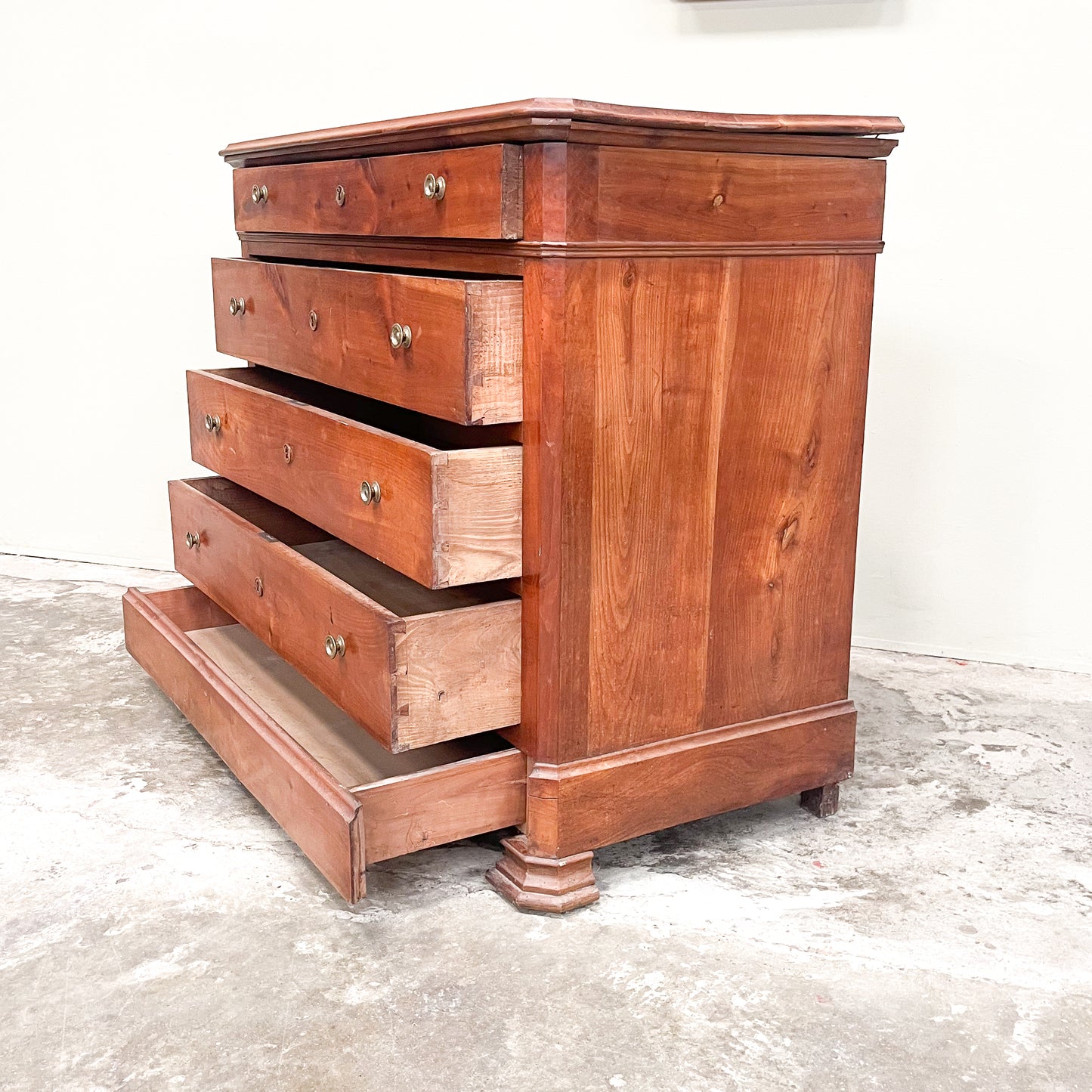 1082 19th Century French Cherrywood Commode