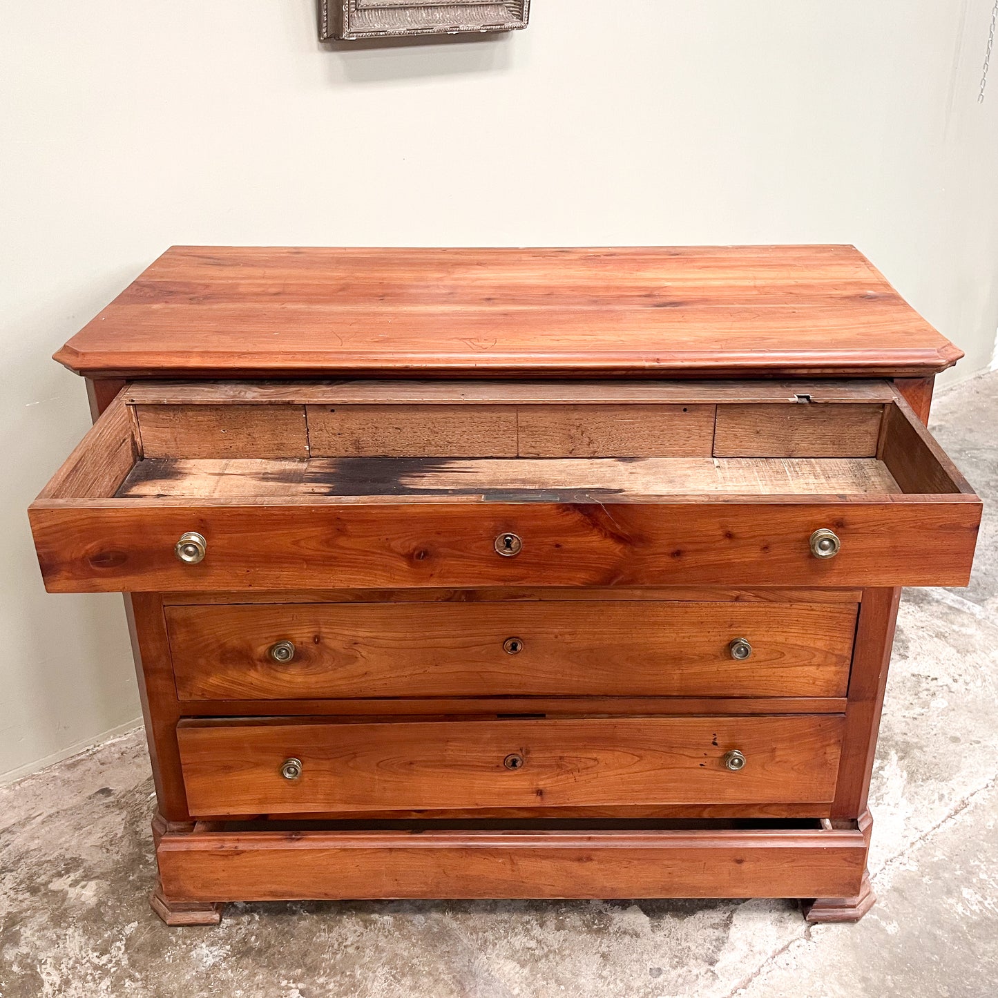 1082 19th Century French Cherrywood Commode
