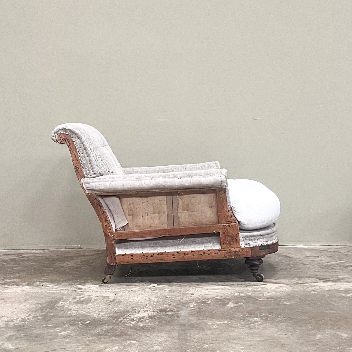C1260 Matched pair of Howard Style Club chairs