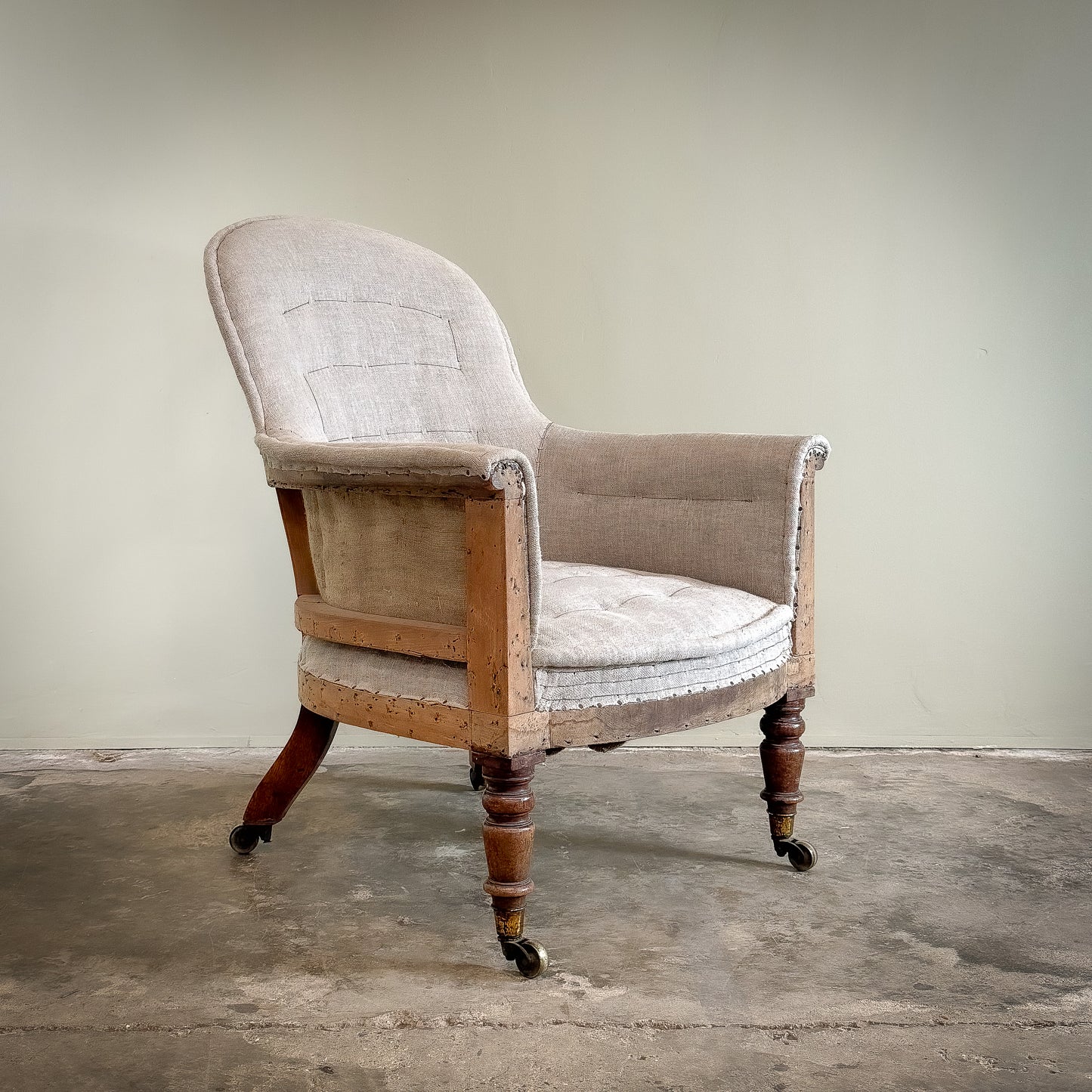 M080 19th Century English Library Chair - ON RESERVE