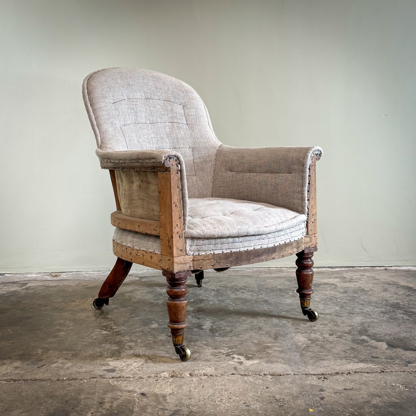 M080 19th Century English Library Chair - ON RESERVE