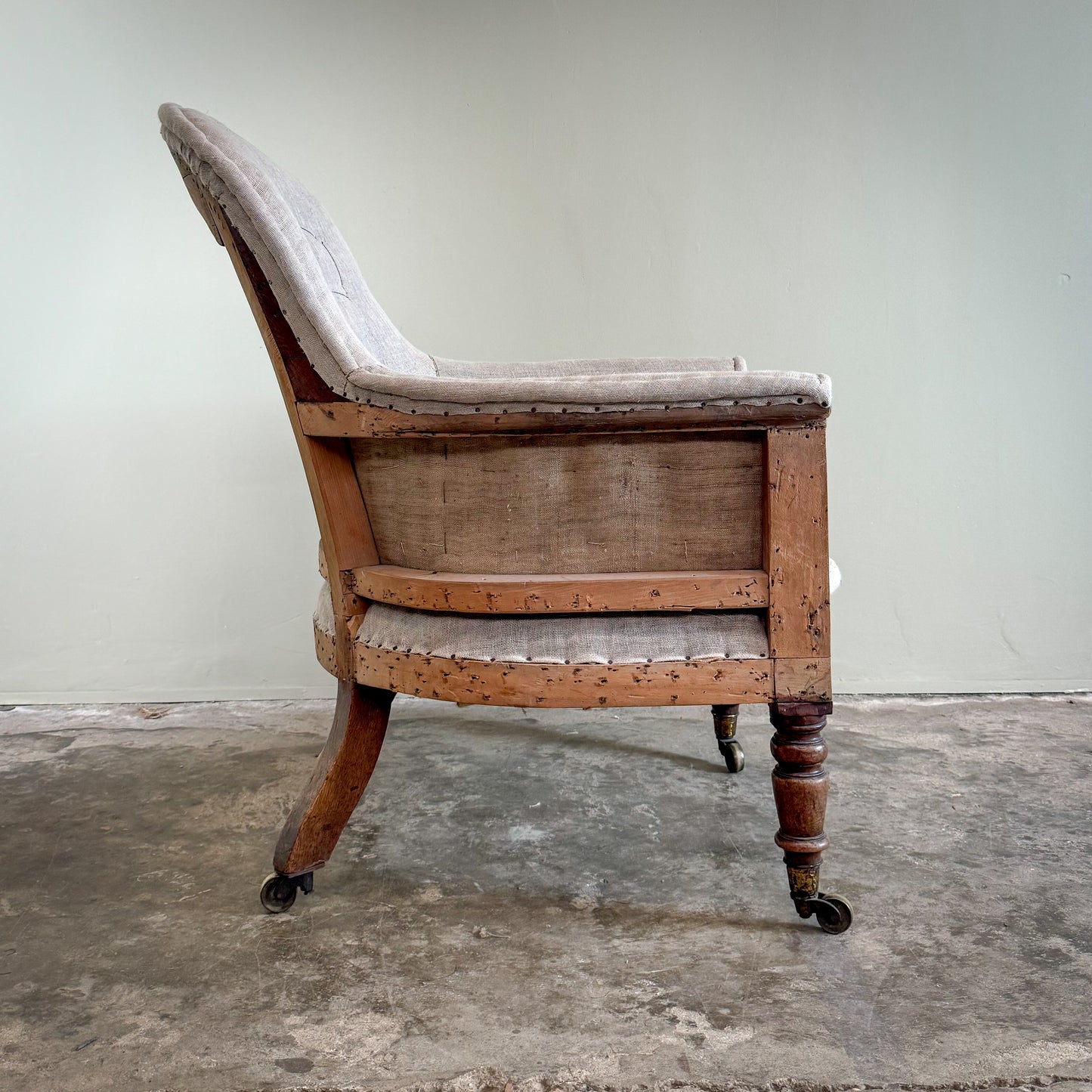 M080 19th Century English Library Chair - ON RESERVE