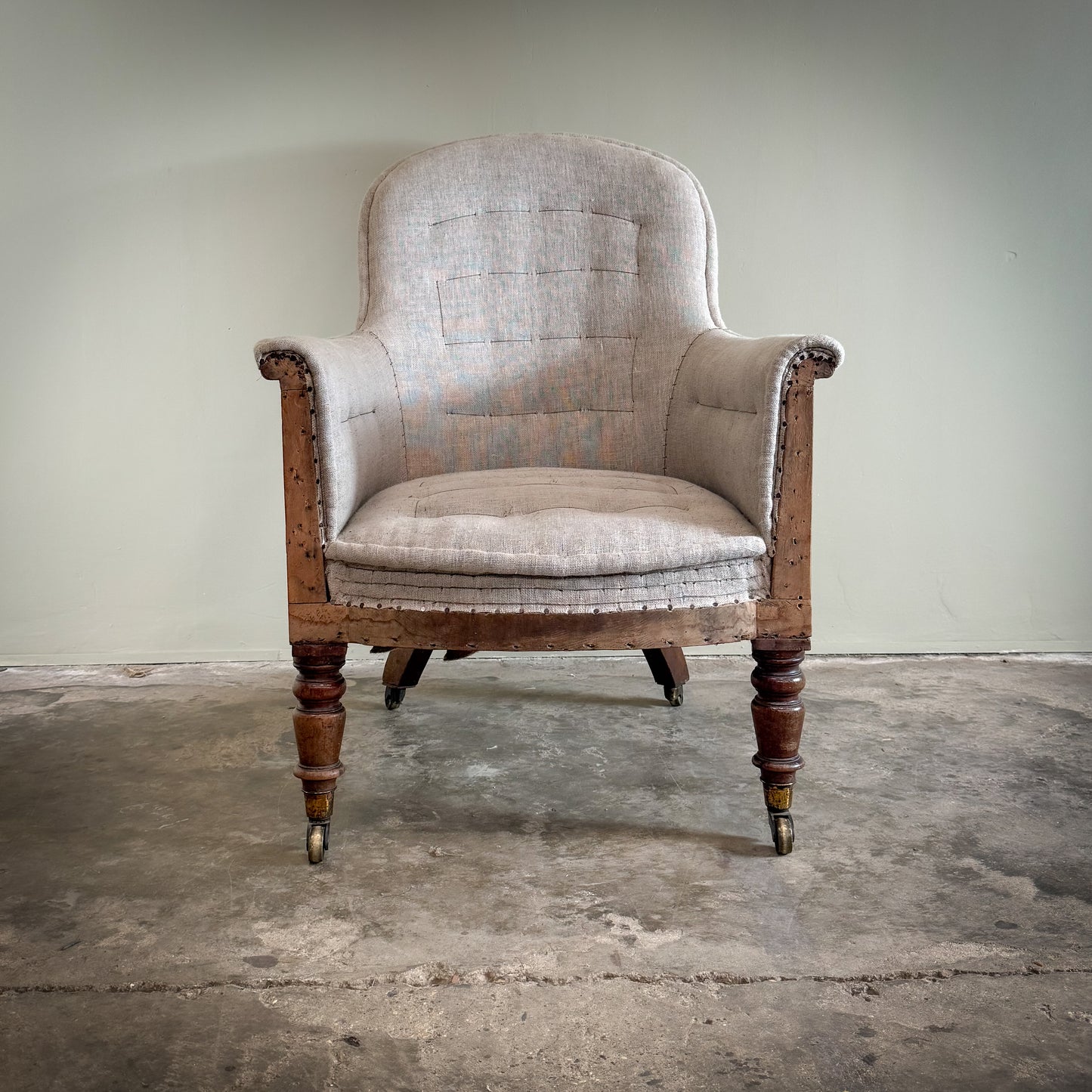 M080 19th Century English Library Chair - ON RESERVE