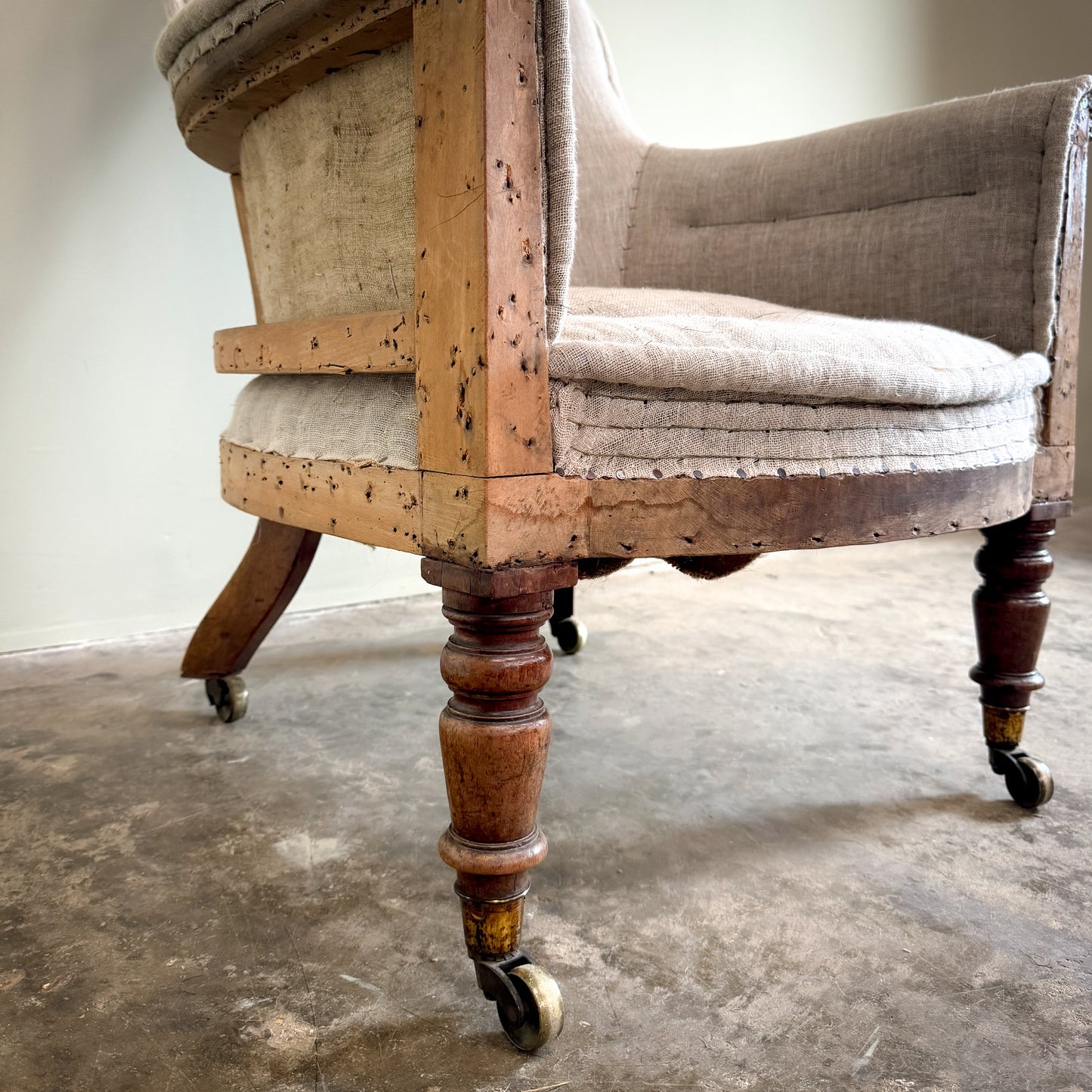 M080 19th Century English Library Chair - ON RESERVE