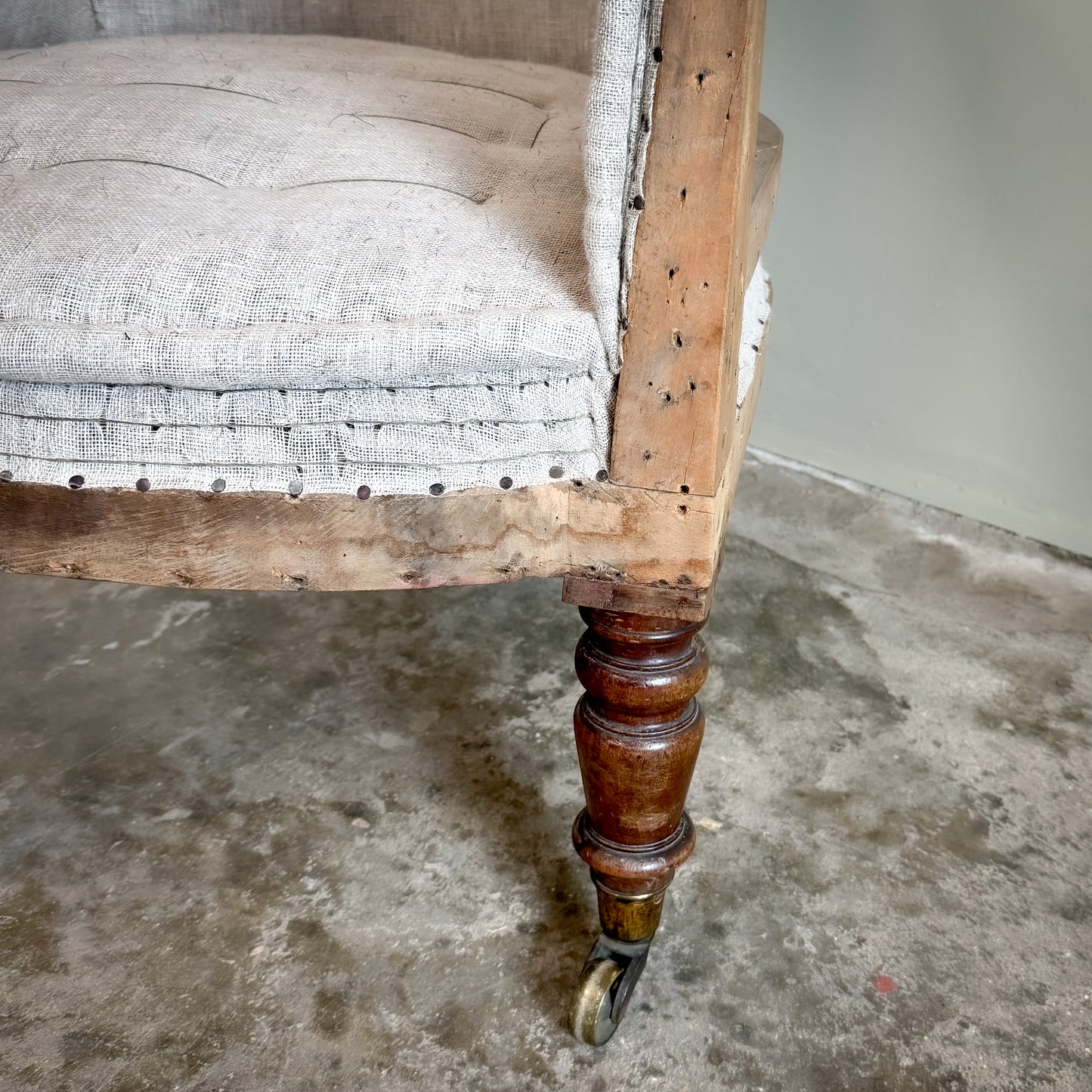 M080 19th Century English Library Chair - ON RESERVE