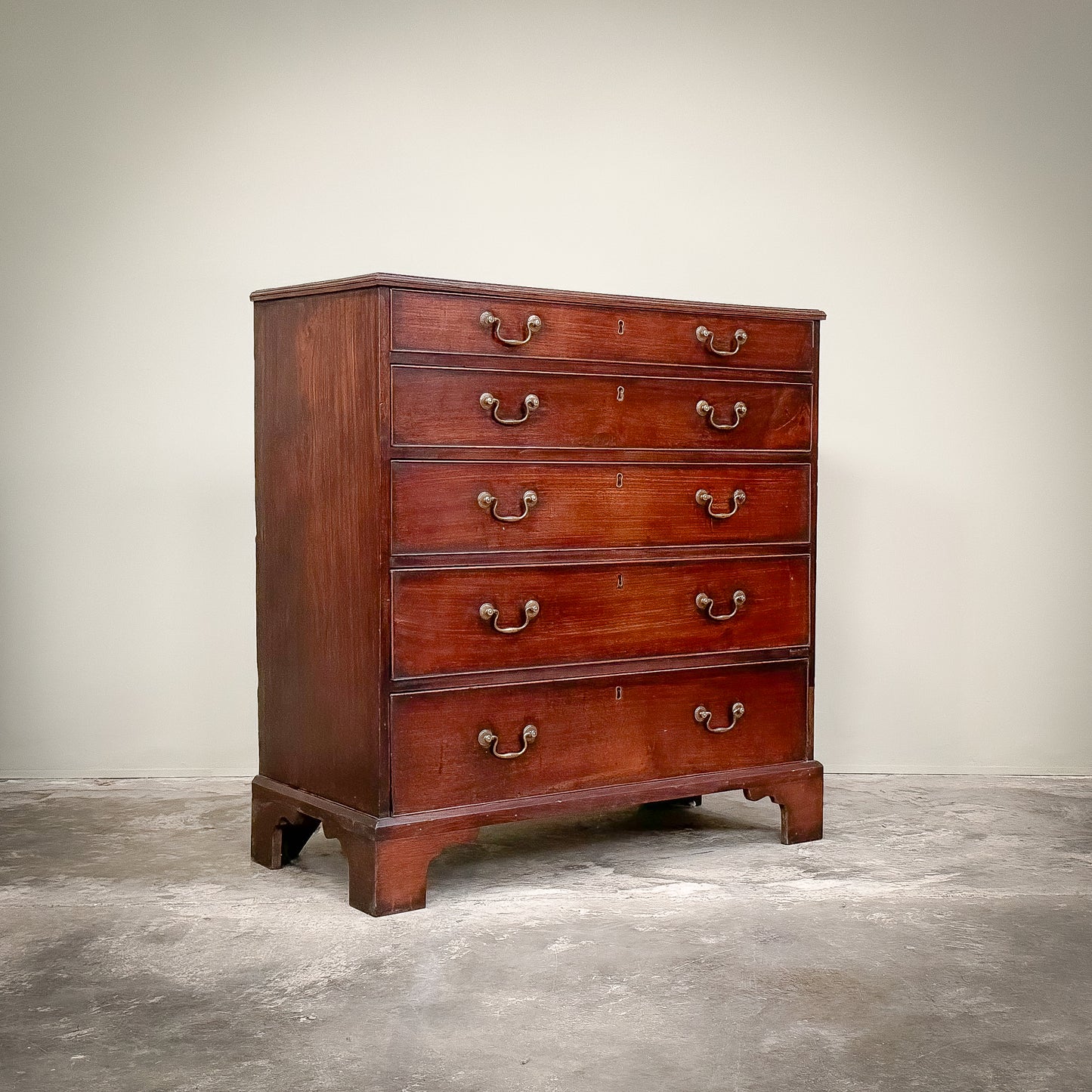 C490 George III Tall Mahogany Chest
