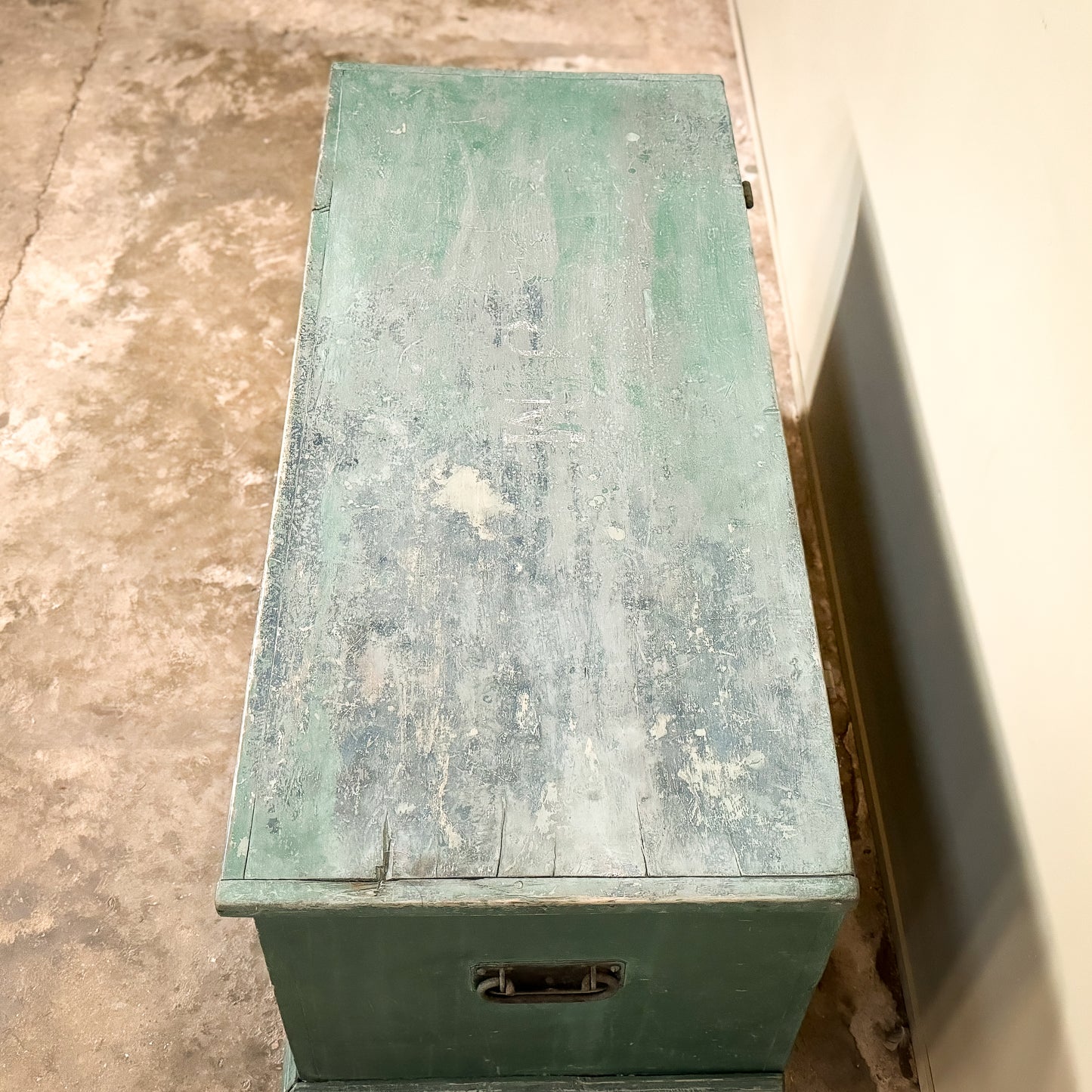 1117 Pine Painted Blanket Box