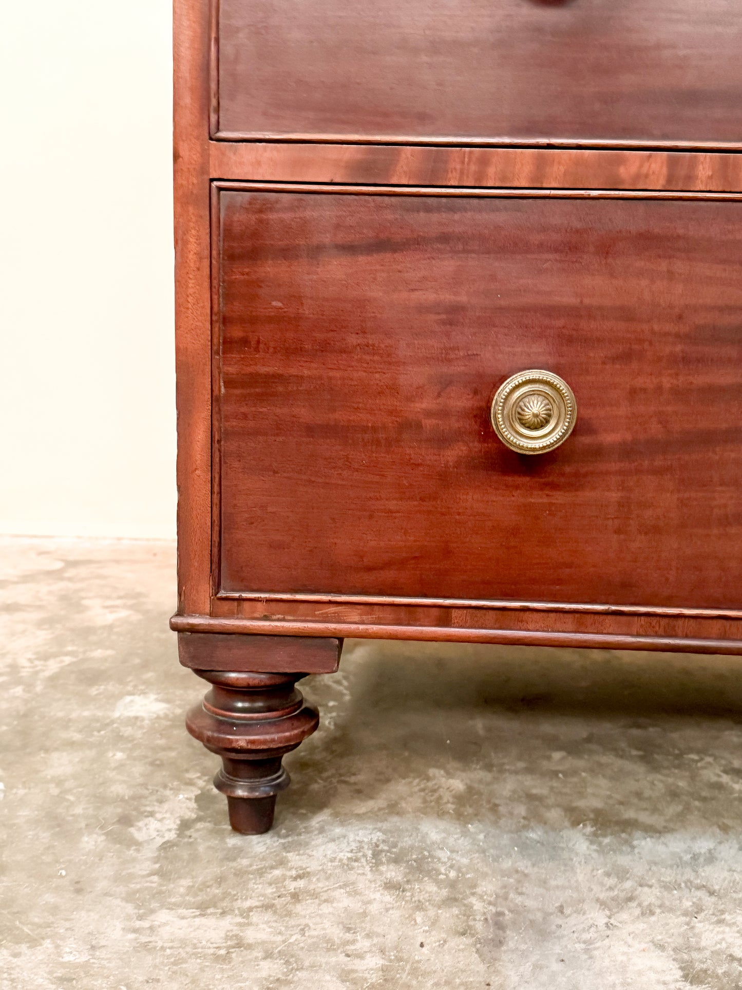 5551 Small 19th Century Mahogany Chest