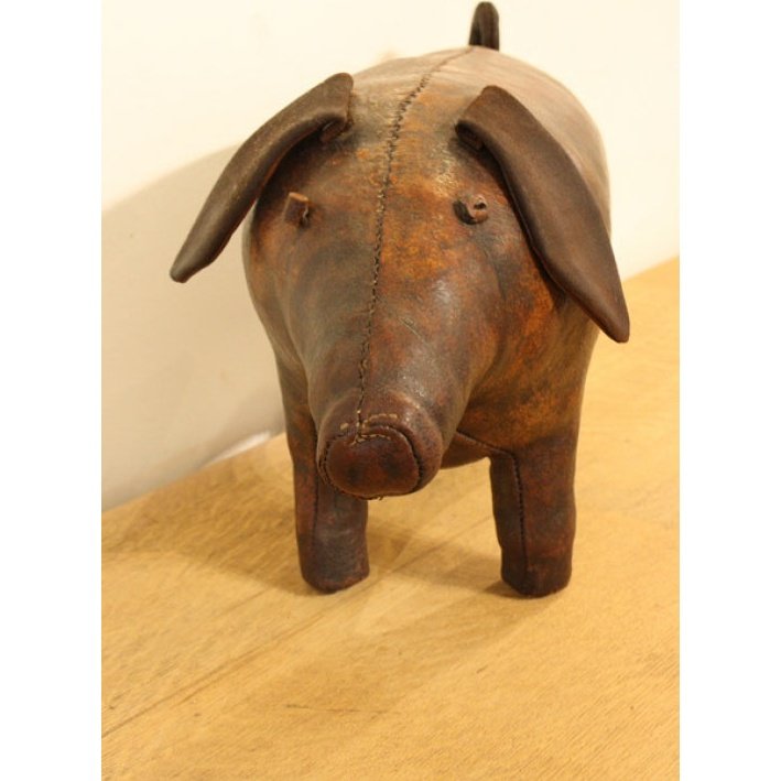1970s Liberty leather pig later ears & tail .