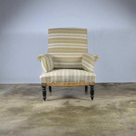 French Fauteuil, Full Reupholstery