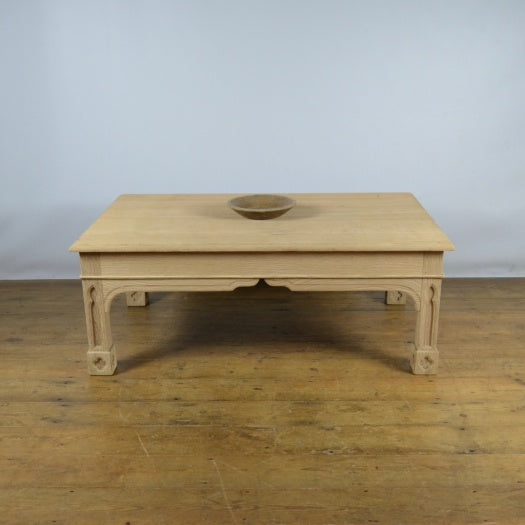 Gothic Design Oak Coffee Table