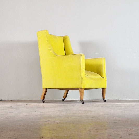 C019a Winged Library Chair