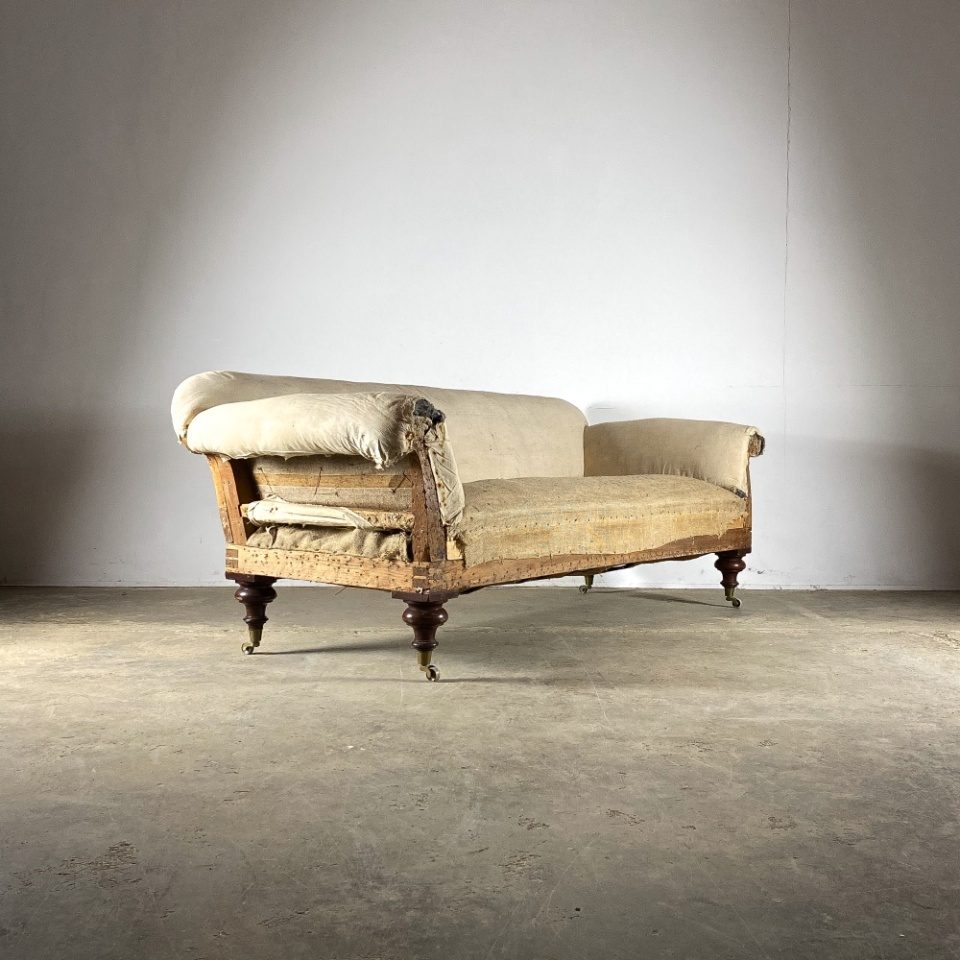 19th Century Scroll Arm Sofa