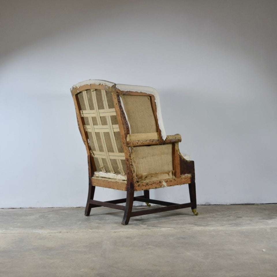 19th Century English Wing Chair