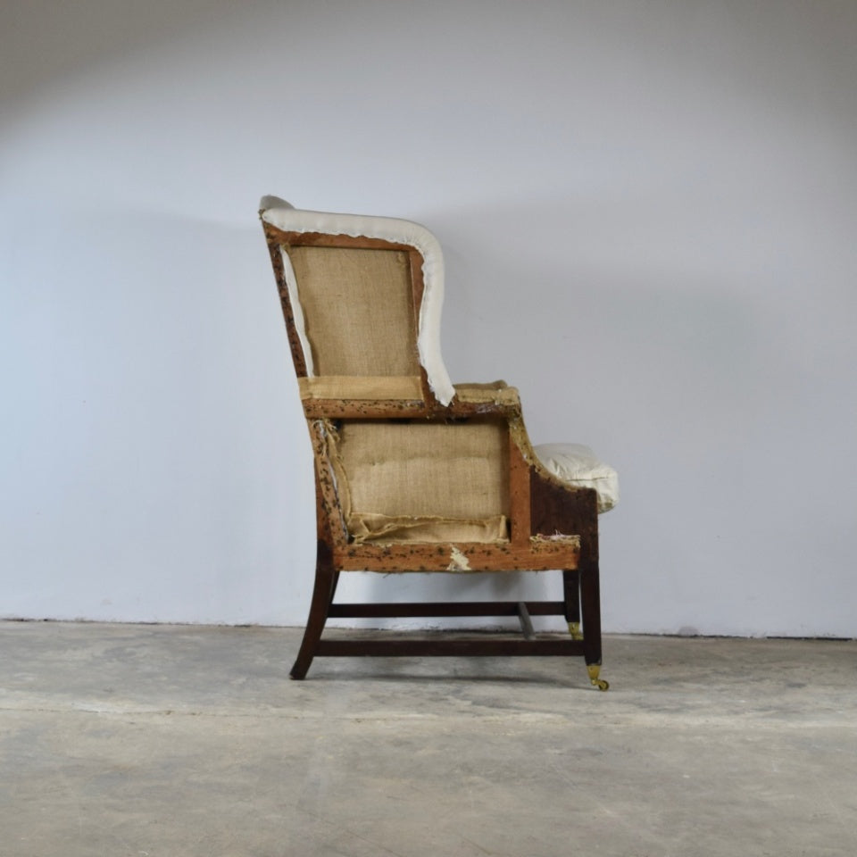 19th Century English Wing Chair